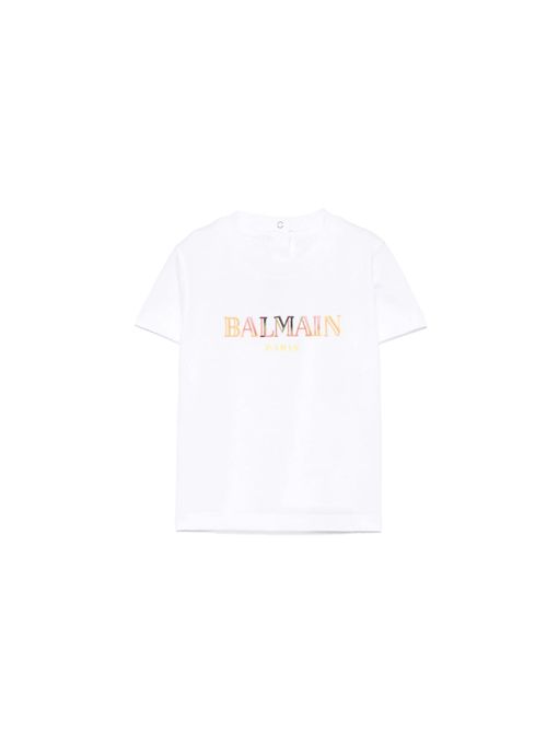 T-shirt, unisex, logata. BALMAIN | BW8541 Z0082100MC